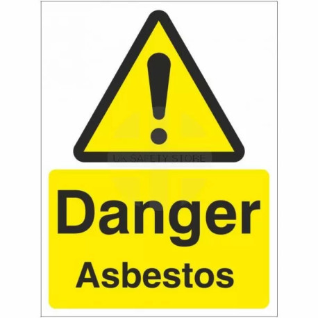 Danger Asbestos Warning Sign