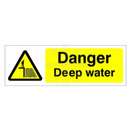 Danger Deep Water Sign
