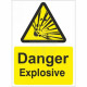 Danger Explosive Sign