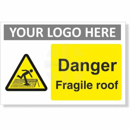 Danger Fragile Roof Sign