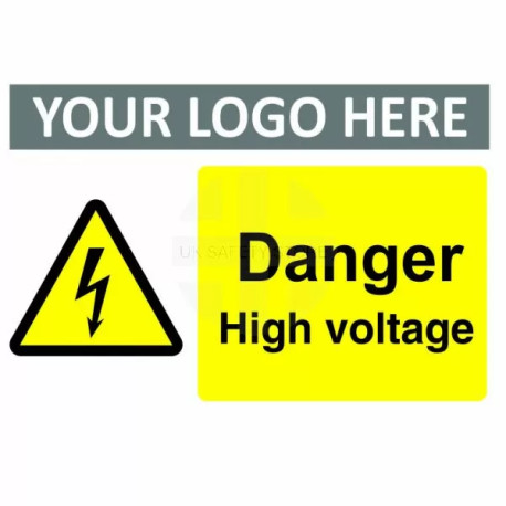 Danger High Voltage Safety Sign