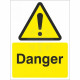 Danger Sign Or Sticker