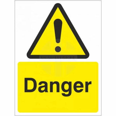 Danger Sign Or Sticker