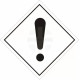 Danger Warning Sign Sticker 200Wmm x 200Hmm