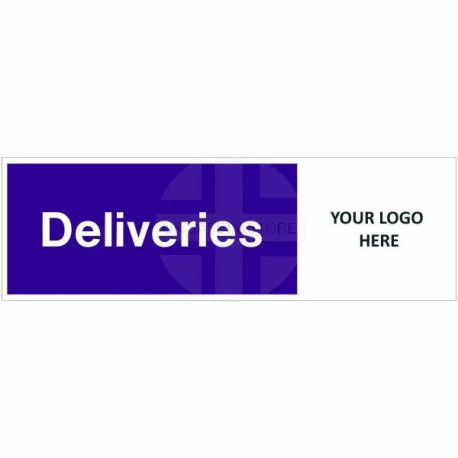 Deliveries Door Sign