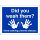 Did You Wash Them? Hygiene Sign