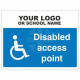 Disabled Access Point Sign - Composite Board
