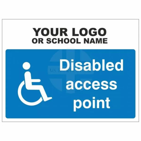Disabled Access Point Sign - Composite Board