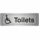 Disabled Toilet Aluminium Door Sign
