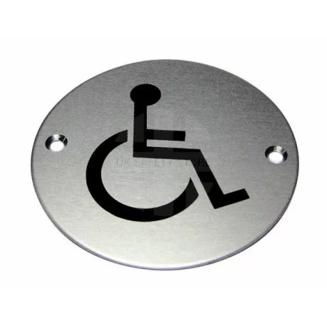 Disabled Toilet Aluminium Sign