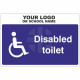 Disabled Toilet Door Sign