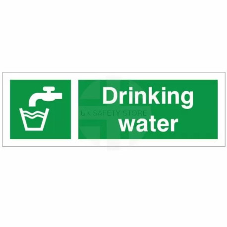 Drinking Water First Aid Sign