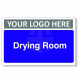 Drying Room Custom Logo Door Sign