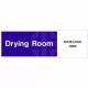 Drying Room Door Sign