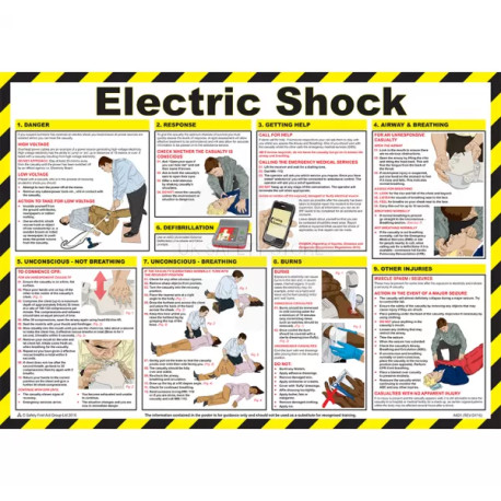 Electric Shock Laminated Poster