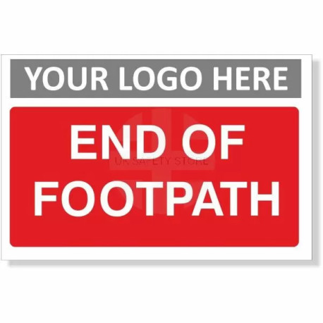 End Of Footpath Sign