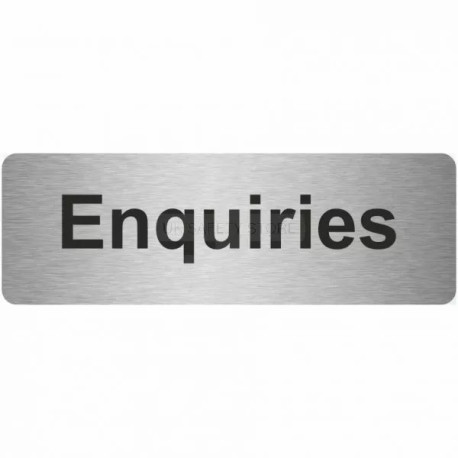 Enquiries Prestige Premier Door Sign 300X100mm