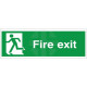 Final Fire Exit Man Left Sign