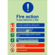 Fire Action Notice Sign - If You Discover A Fire