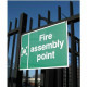 Fire Assembly Muster Point Sign