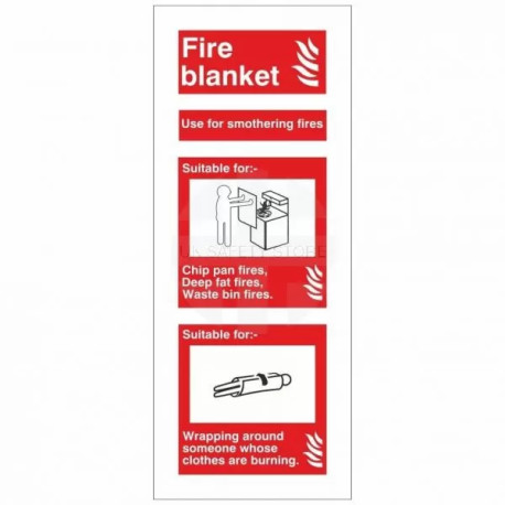Fire Blanket Fire I.D Sign 80x200