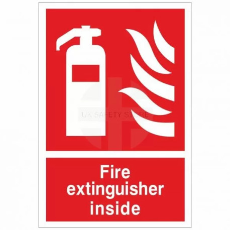 Fire Extinguisher Inside Sign