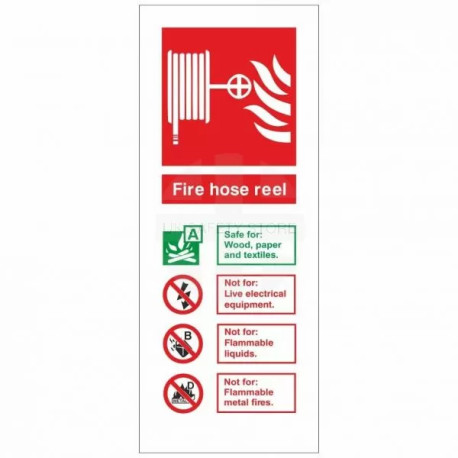 Fire Hose Reel Fire I.D Sign 80x200