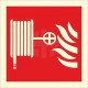 Fire Hose Reel Symbol Sign 200x200