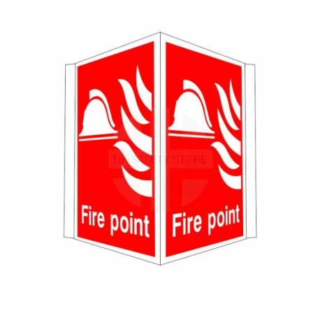 Fire Point Projecting Sign