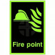 Fire Point Sign