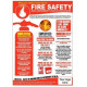 Fire safety 420w x 595h  health and safety poster