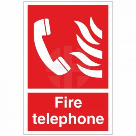 Fire Telephone Sign