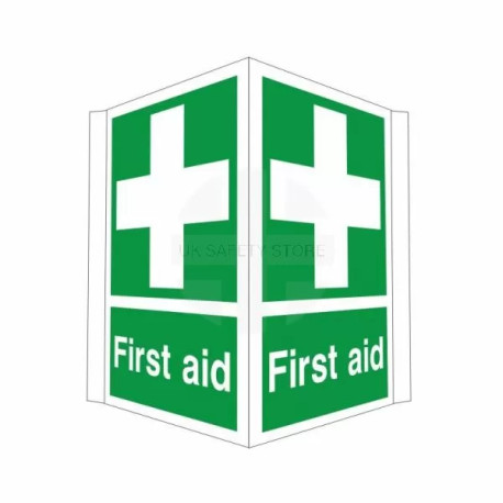 First Aid Projecting Sign