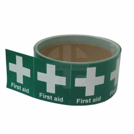 First Aid Symbol Helmet Stickers - Pack of 10