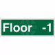 Floor -1 - Floor Level Identification Sign