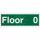Floor 0 - Floor Level Identification Sign