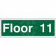 Floor 11 - Floor Level Identification Sign