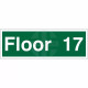 Floor 17 - Floor Level Identification Sign