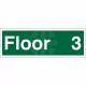 Floor 3 - Floor Level Identification Sign