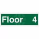 Floor 4 - Floor Level Identification Sign