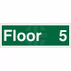 Floor 5 - Floor Level Identification Sign