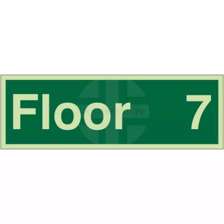 Floor 7 - Floor Level Identification Sign