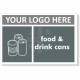 Food &amp; Drink Cans Recycling Sign