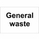 General Waste sign 300x200