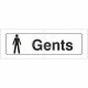 Gent Toilets Door Sign