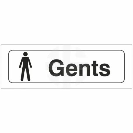 Gent Toilets Door Sign