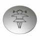 Girls Toilet Aluminium Sign