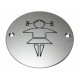 Girls Toilet Aluminium Sign