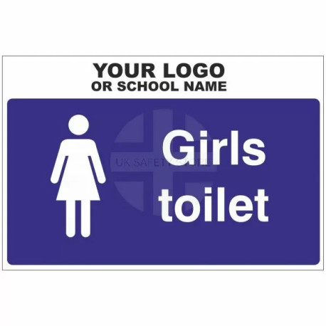 Girls Toilet Door Sign