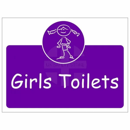 Girls Toilets Door Sign